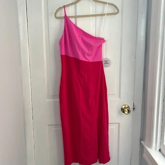 NWT One shoulder fitted dress - Picture 1 of 2